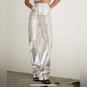 Zara Silver Jeans